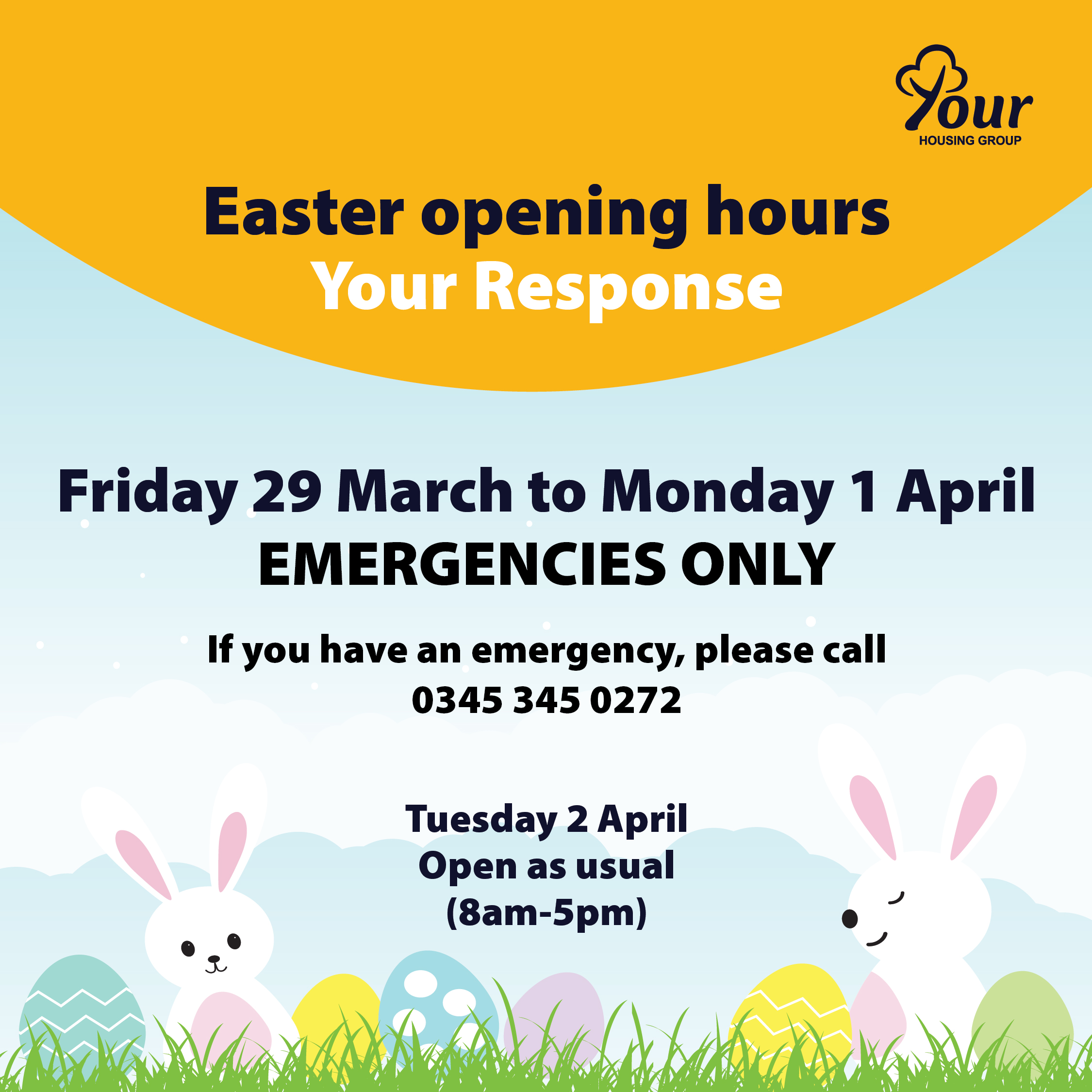 Easter Opening Hours